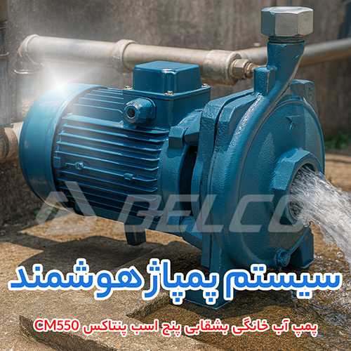 پمپ آب خانگی بشقابی پنج اسب پنتاکس CM550